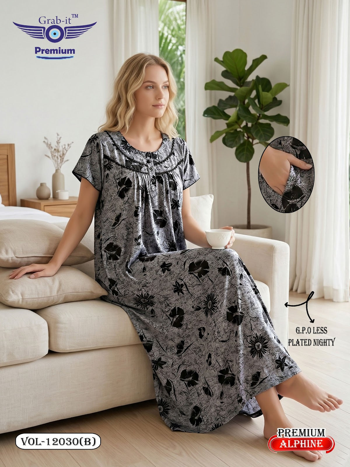 Alpine Gpo 0204 Grab It Night Gowns Manufacturer Gujarat