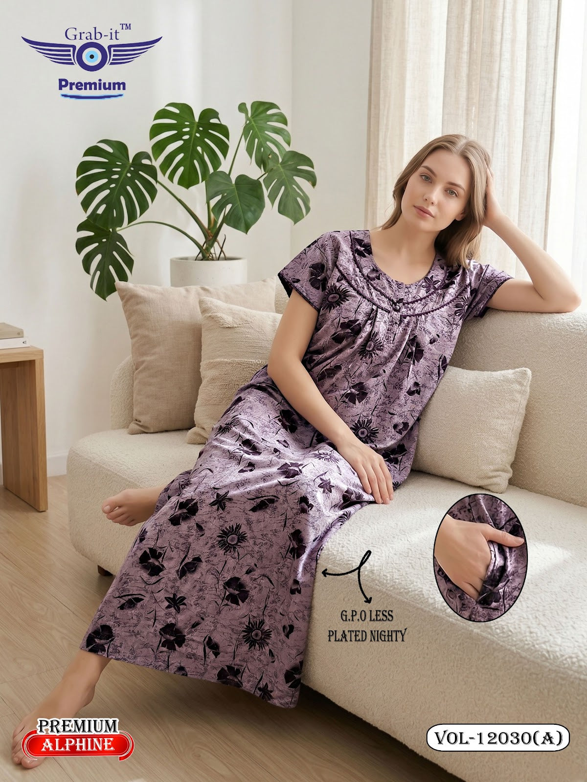 Alpine Gpo 0204 Grab It Night Gowns Manufacturer Gujarat