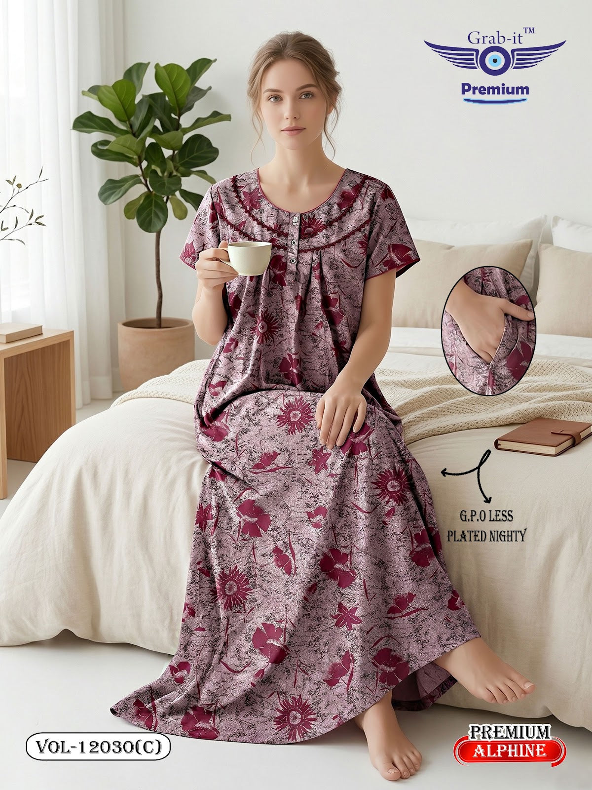 Alpine Gpo 0204 Grab It Night Gowns Manufacturer Gujarat