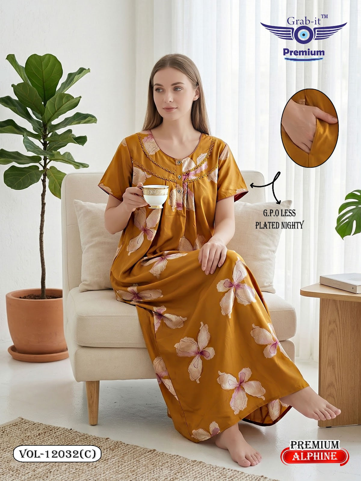 Alpine Gpo 0204 Grab It Night Gowns Manufacturer Gujarat