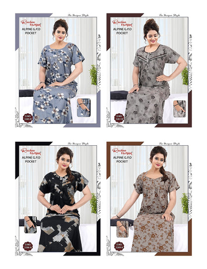 Alpine Gpo 040625 Ruchee Fashion Night Gowns Wholesale Price