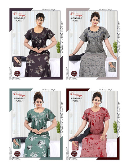 Alpine Gpo 040625 Ruchee Fashion Night Gowns Wholesale Price