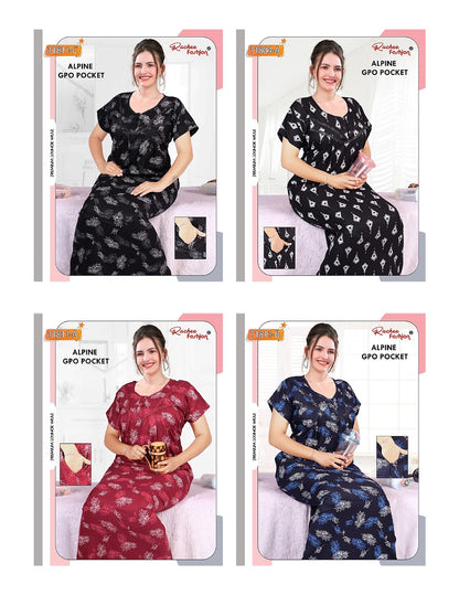 Alpine Gpo Ruchee Fashion Night Gowns Wholesale