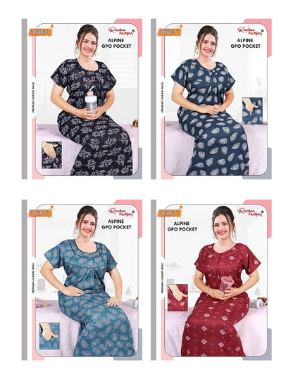 Alpine Gpo Ruchee Fashion Night Gowns Wholesale