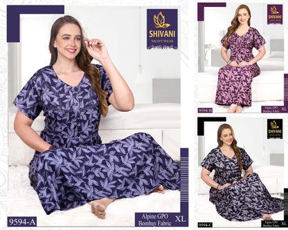 Alpine Gpo Shivani Alpine Night Gowns Wholesale Price