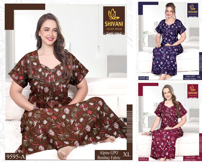 Alpine Gpo Shivani Alpine Night Gowns Wholesale Price