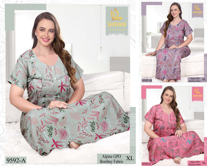 Alpine Gpo Shivani Alpine Night Gowns Wholesale Price