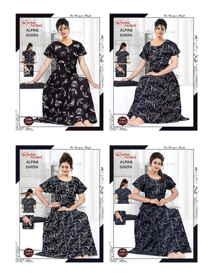 Alpine Pocket 0607 Ruchee Fashion Night Gowns Supplier Gujarat