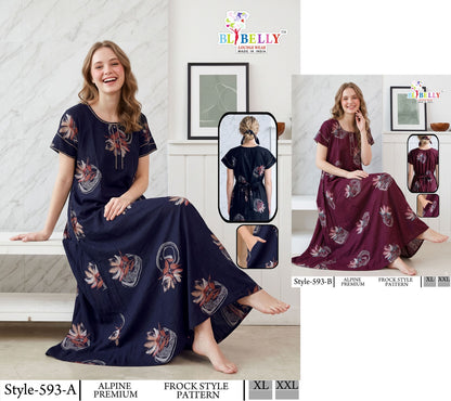 Alpine Premium 2908 Belly Night Gowns Exporter Gujarat
