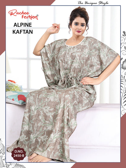 Alpine Ruchee Fashion Kaftan Nighty Supplier India