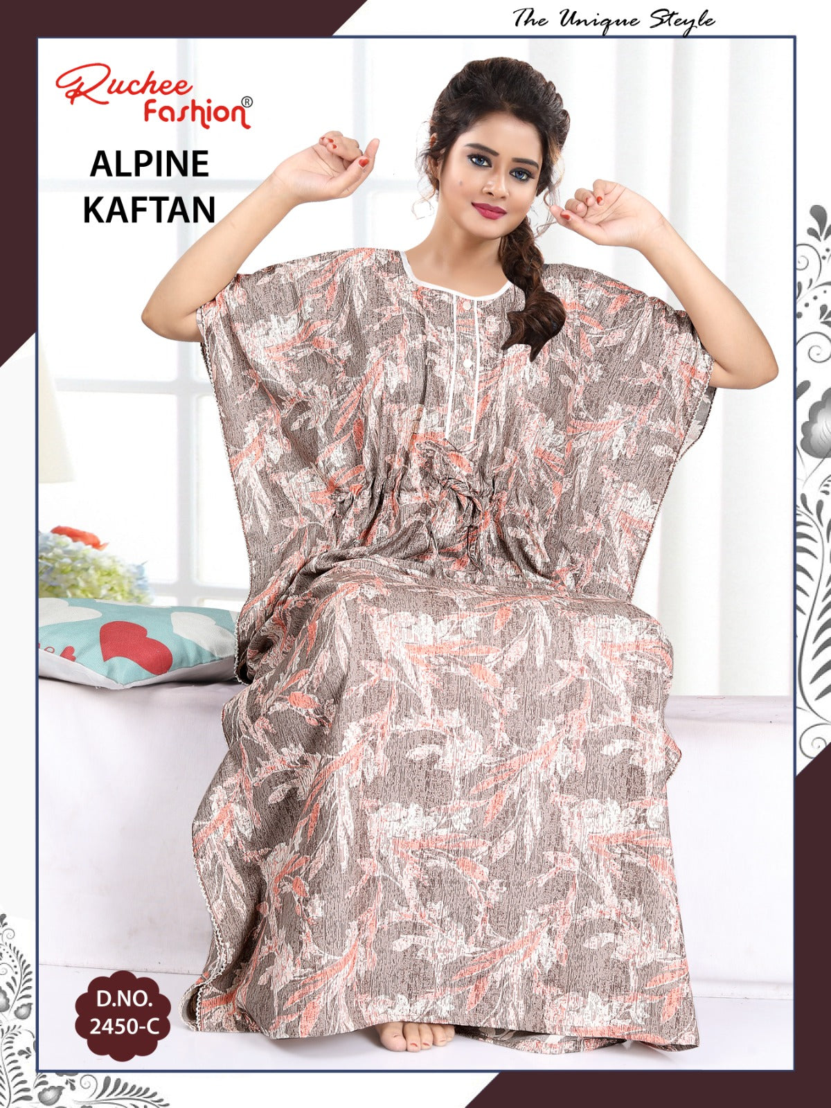 Alpine Ruchee Fashion Kaftan Nighty Supplier India