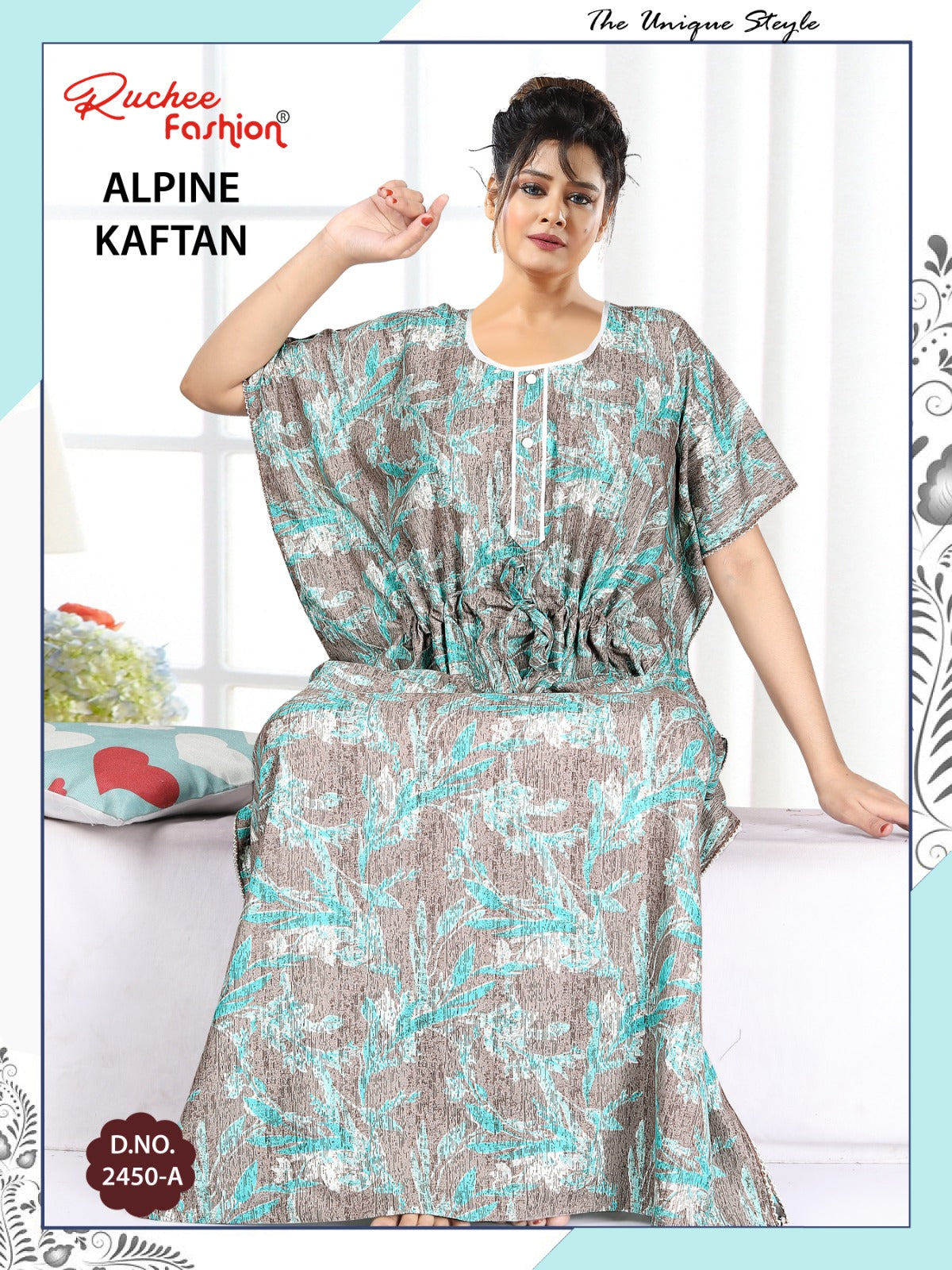 Alpine Ruchee Fashion Kaftan Nighty Supplier India