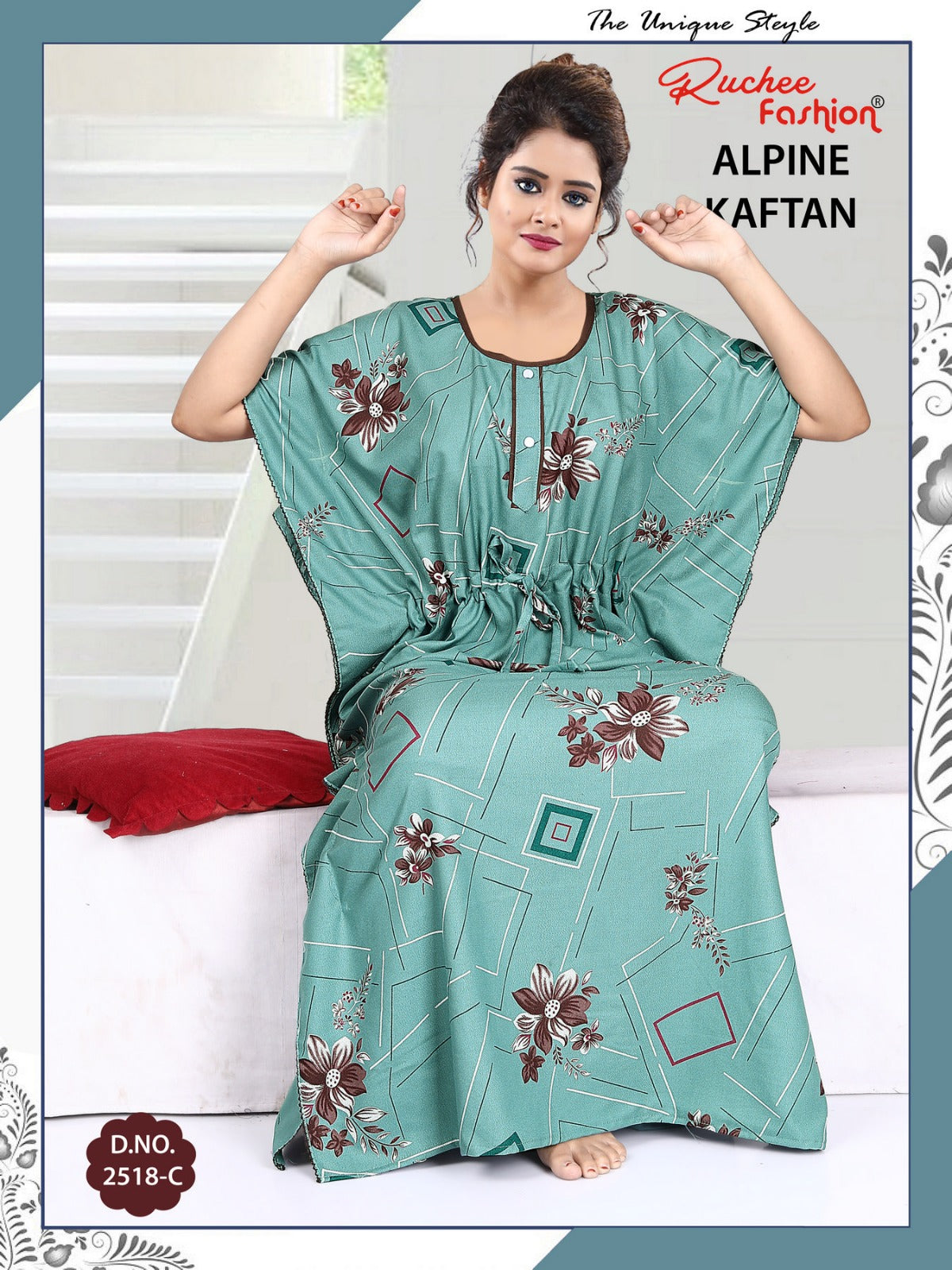 Alpine Ruchee Fashion Kaftan Nighty Supplier India
