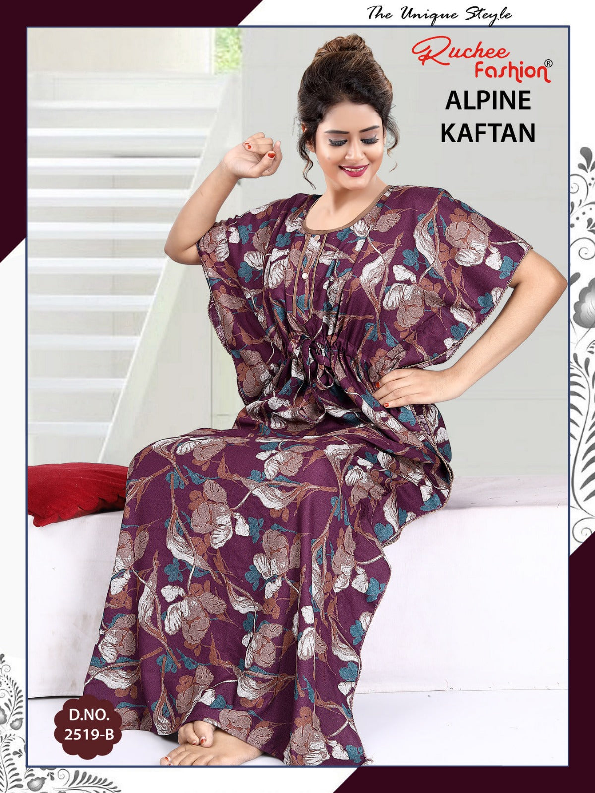 Alpine Ruchee Fashion Kaftan Nighty Supplier India