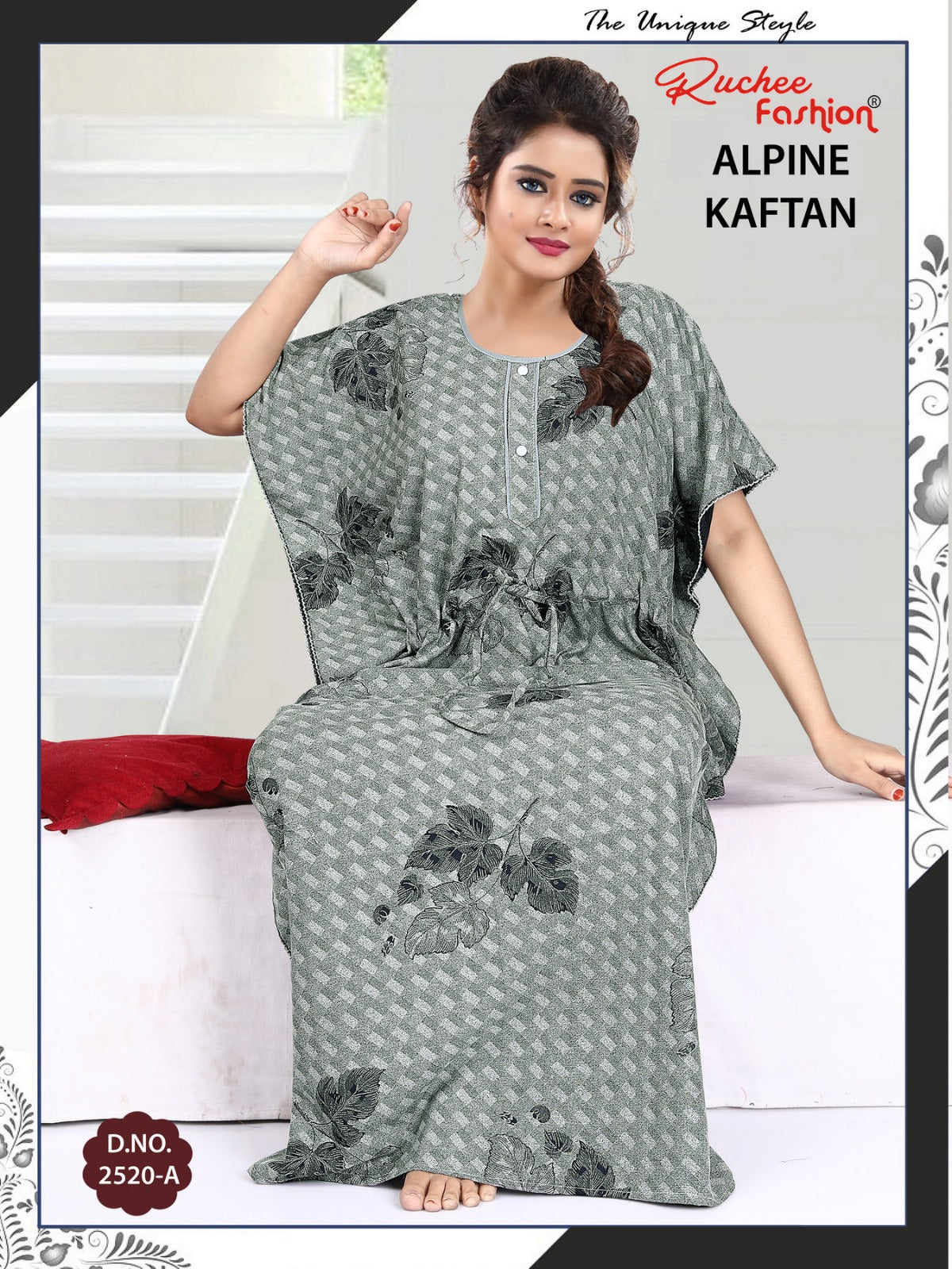 Alpine Ruchee Fashion Kaftan Nighty Supplier India