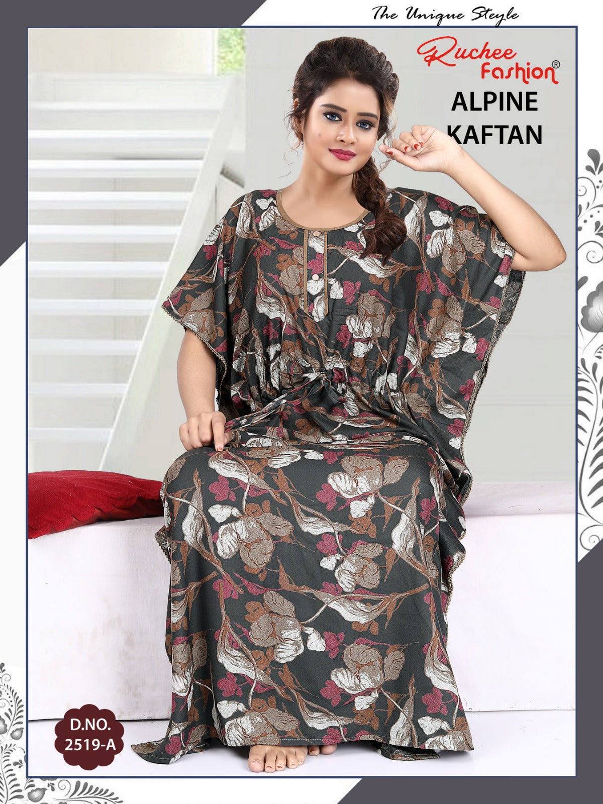 Alpine Ruchee Fashion Kaftan Nighty Supplier India
