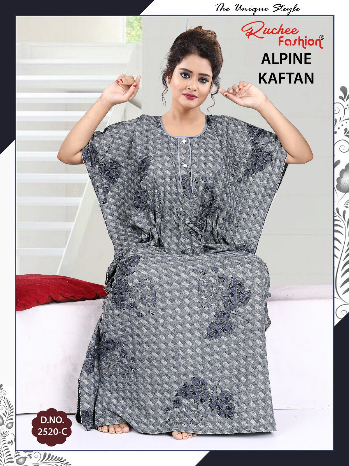 Alpine Ruchee Fashion Kaftan Nighty Supplier India