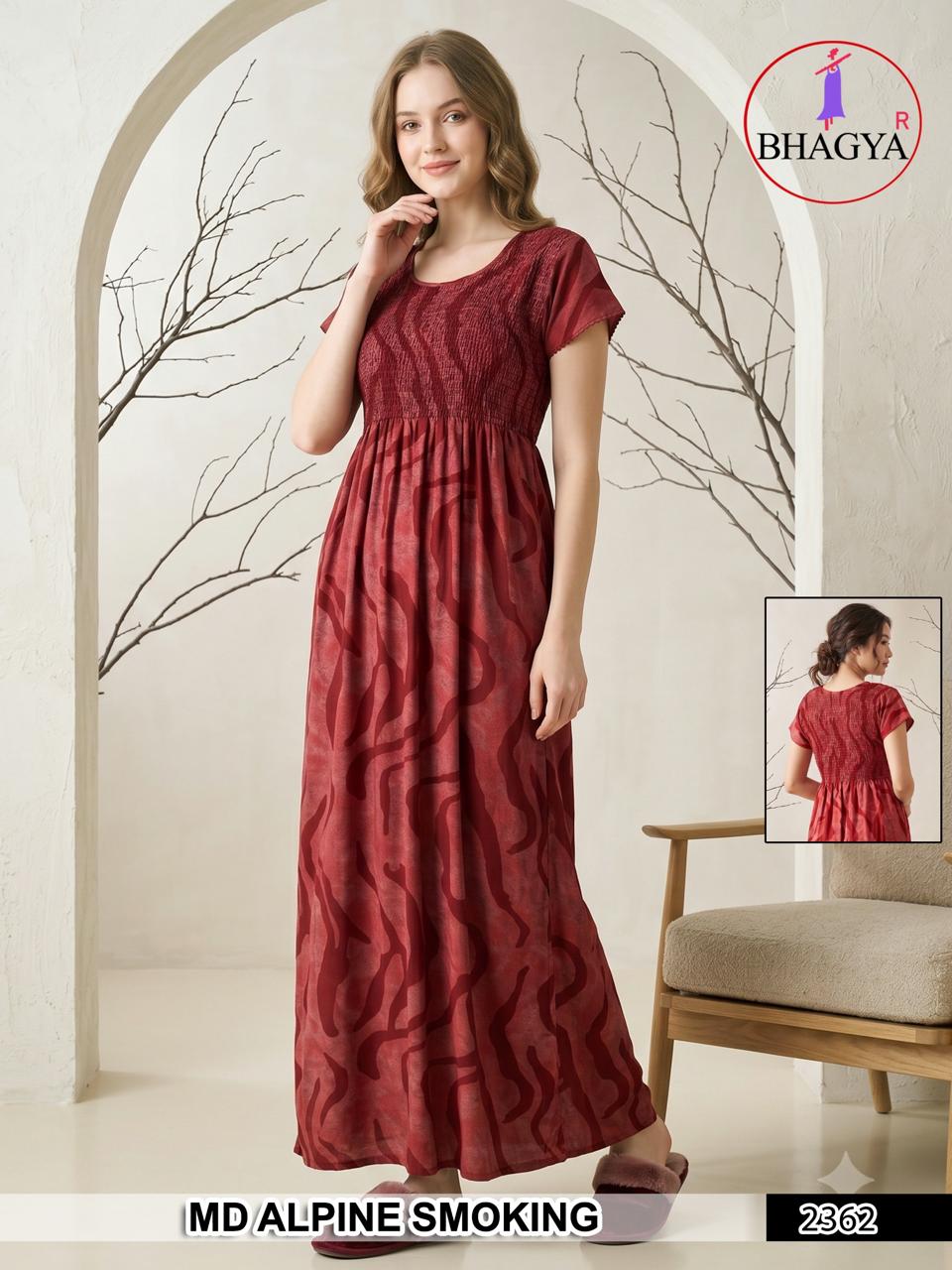 Alpine Smoking Bhagya Night Gowns Supplier