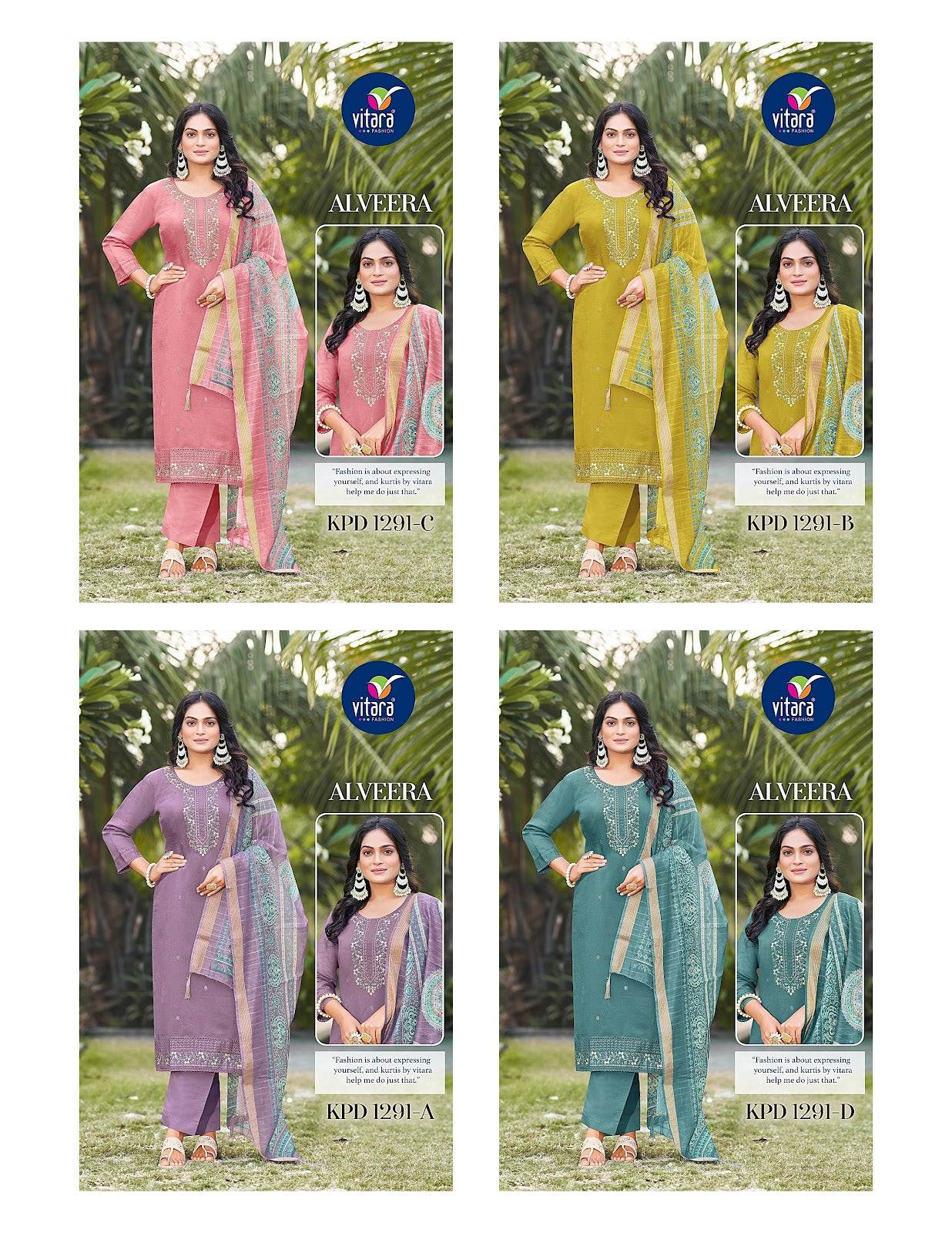 Alveera Vitara Roman Silk Readymade Pant Style Suits Manufacturer Ahmedabad
