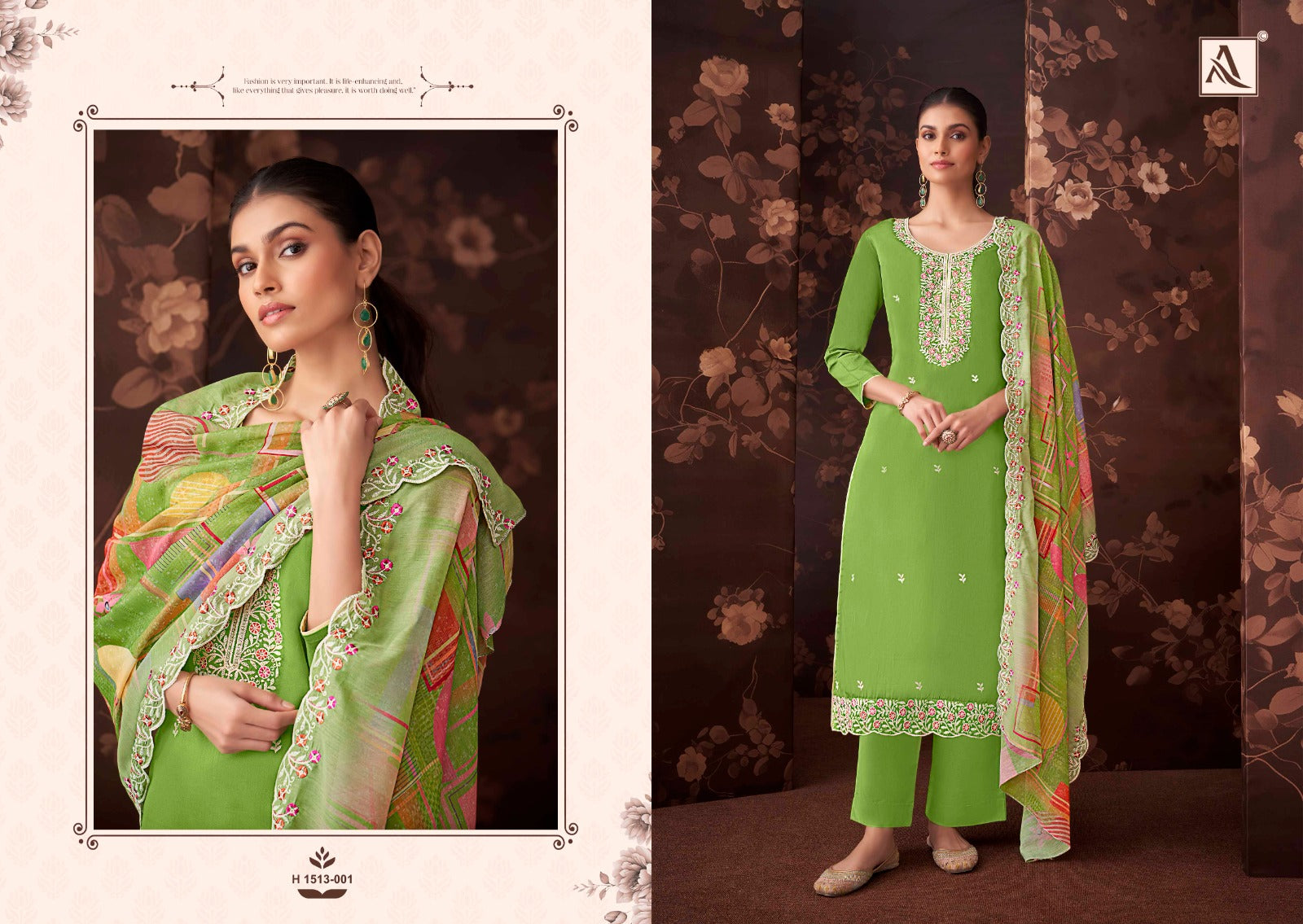 Alvina Alok Zam Cotton Karachi Salwar Suits Exporter