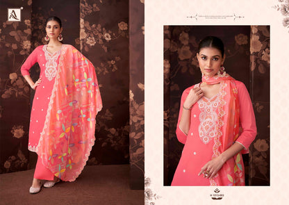 Alvina Alok Zam Cotton Karachi Salwar Suits Exporter