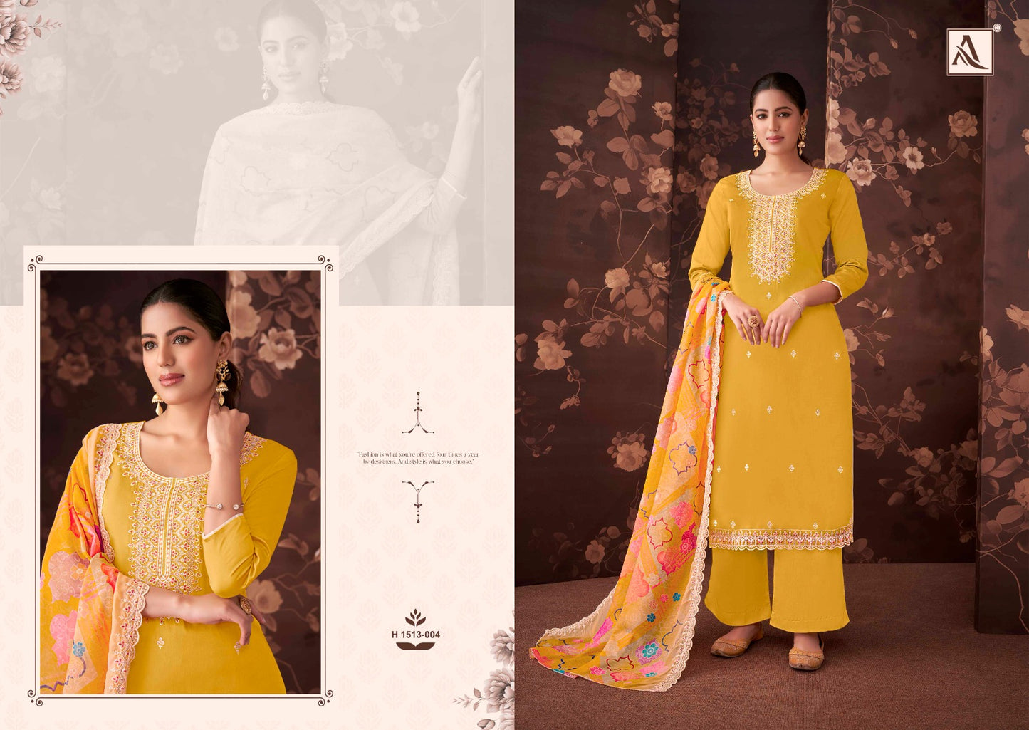 Alvina Alok Zam Cotton Karachi Salwar Suits Exporter