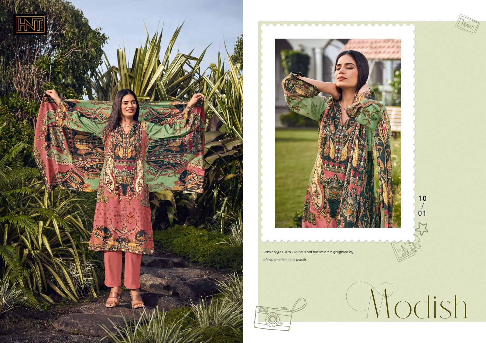 Alwan Yesfab Hnt Pant Style Suits Wholesaler Ahmedabad