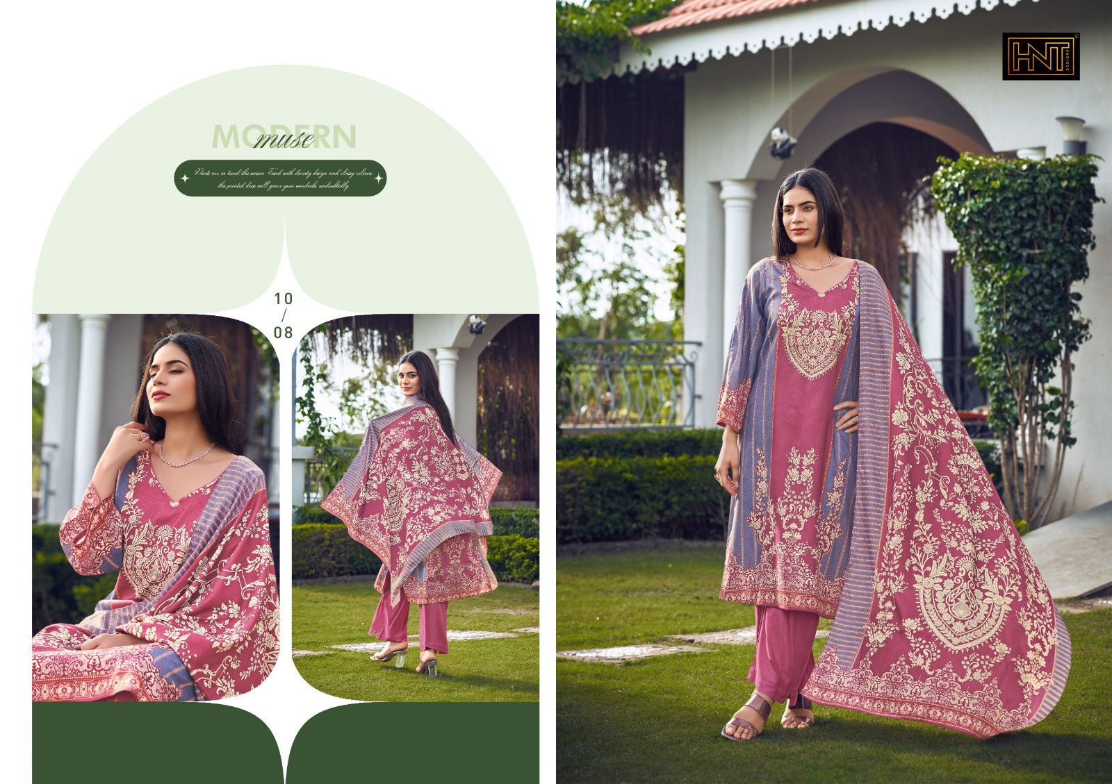 Alwan Yesfab Hnt Pant Style Suits Wholesaler Ahmedabad