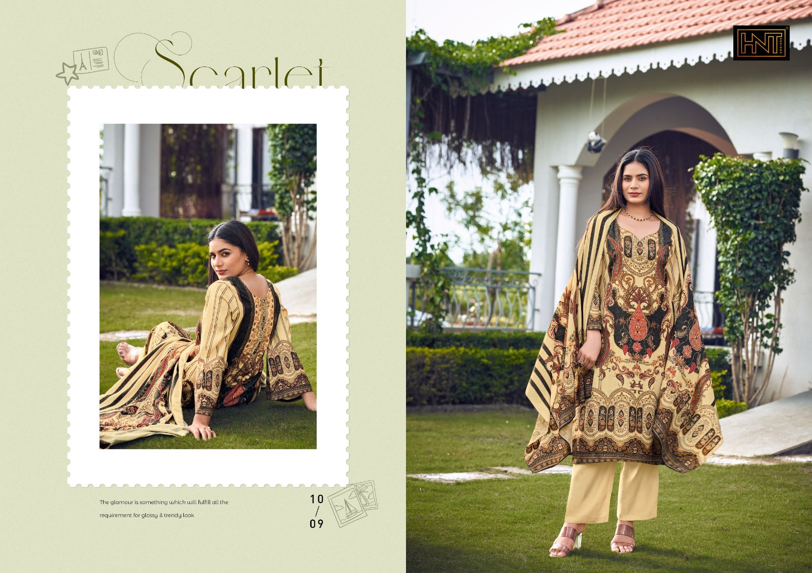 Alwan Yesfab Hnt Pant Style Suits Wholesaler Ahmedabad