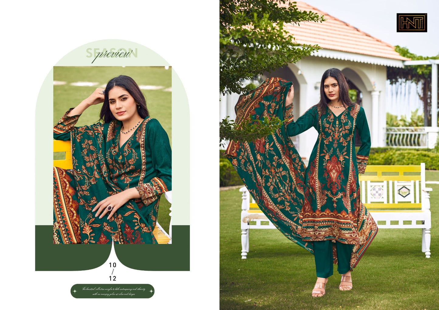 Alwan Yesfab Hnt Pant Style Suits Wholesaler Ahmedabad