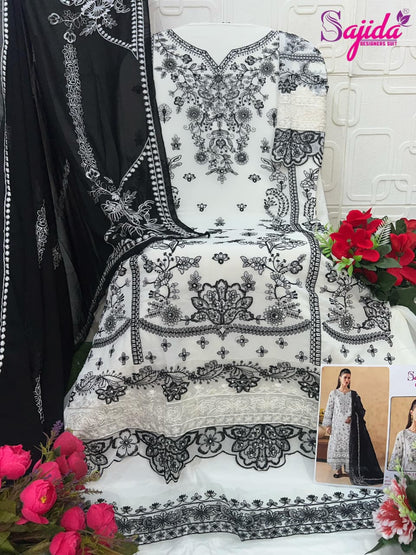 Alya 1115 Sajida Georgette Pakistani Salwar Suits Wholesaler Ahmedabad