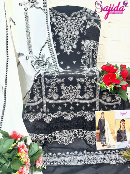 Alya 1115 Sajida Georgette Pakistani Salwar Suits Wholesaler Ahmedabad