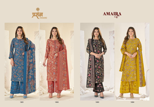Amaira Ras Prasang Muslin Plazzo Style Suits Exporter Ahmedabad
