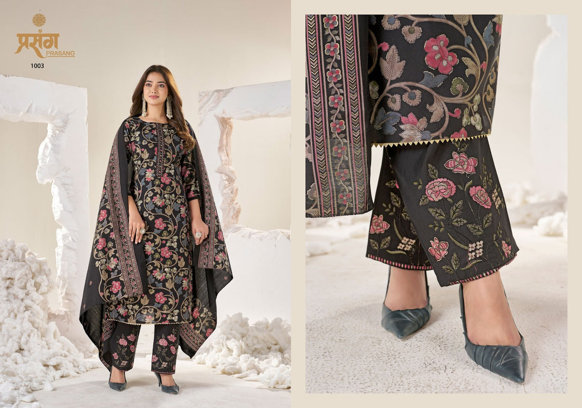 Amaira Ras Prasang Muslin Plazzo Style Suits Exporter Ahmedabad