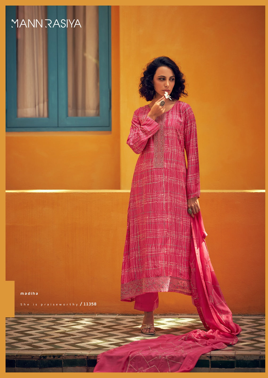 Aman Mannrasiya Modal Plazzo Style Suits Supplier Gujarat