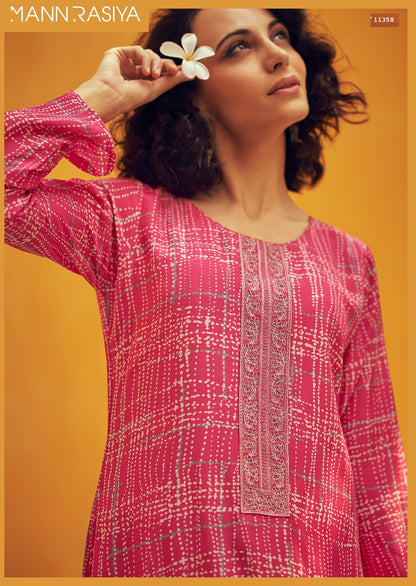 Aman Mannrasiya Modal Plazzo Style Suits Supplier Gujarat