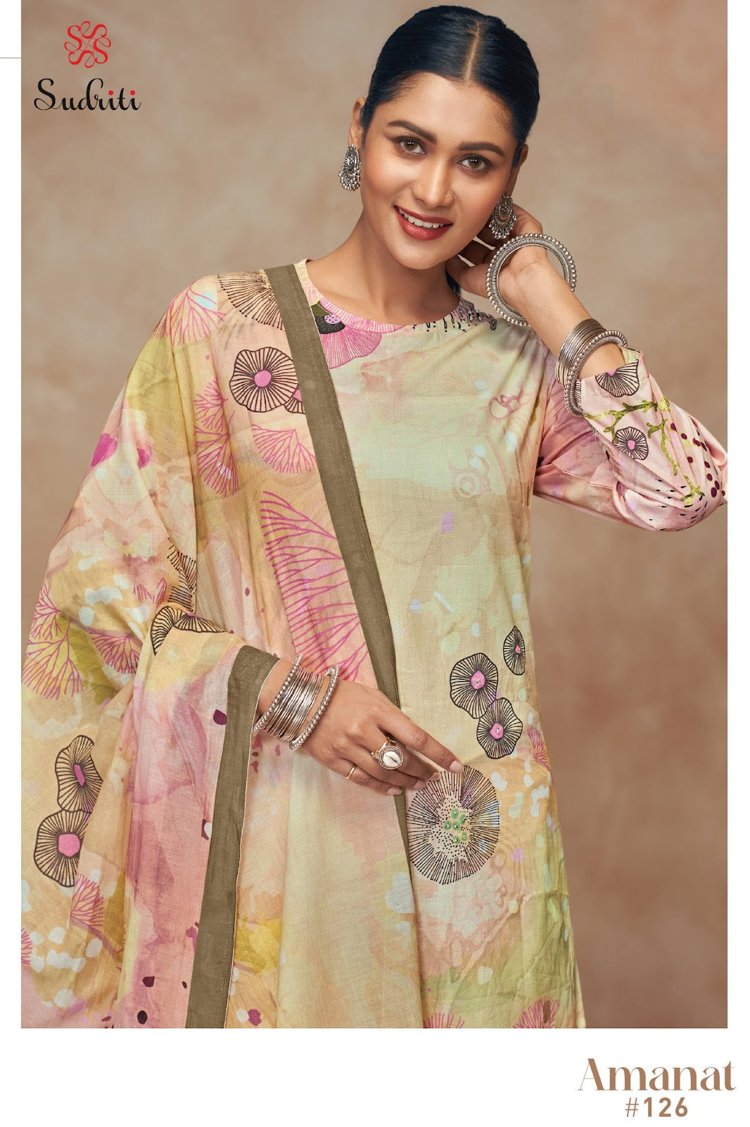 Amanat Sudriti Sahiba Pure Cotton Plazzo Style Suits Wholesale