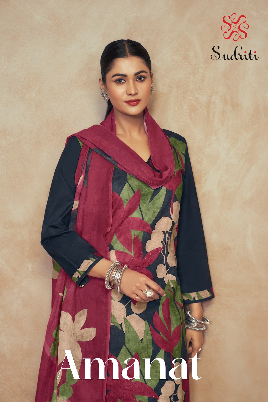 Amanat Sudriti Sahiba Pure Cotton Plazzo Style Suits Wholesale