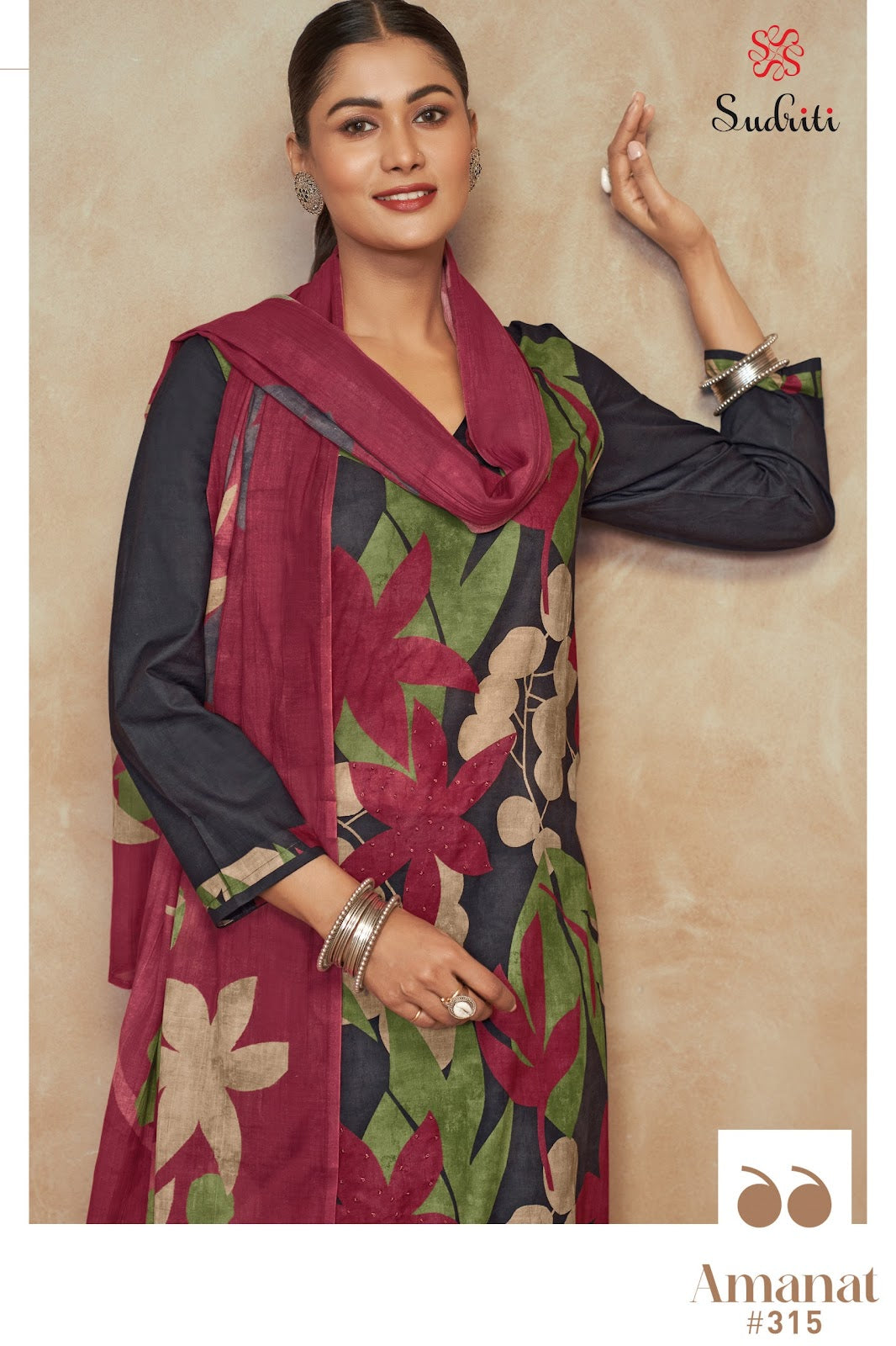 Amanat Sudriti Sahiba Pure Cotton Plazzo Style Suits Wholesale