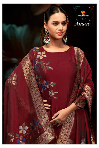 Amani Apple Premium Viscose Pant Style Suits Wholesale