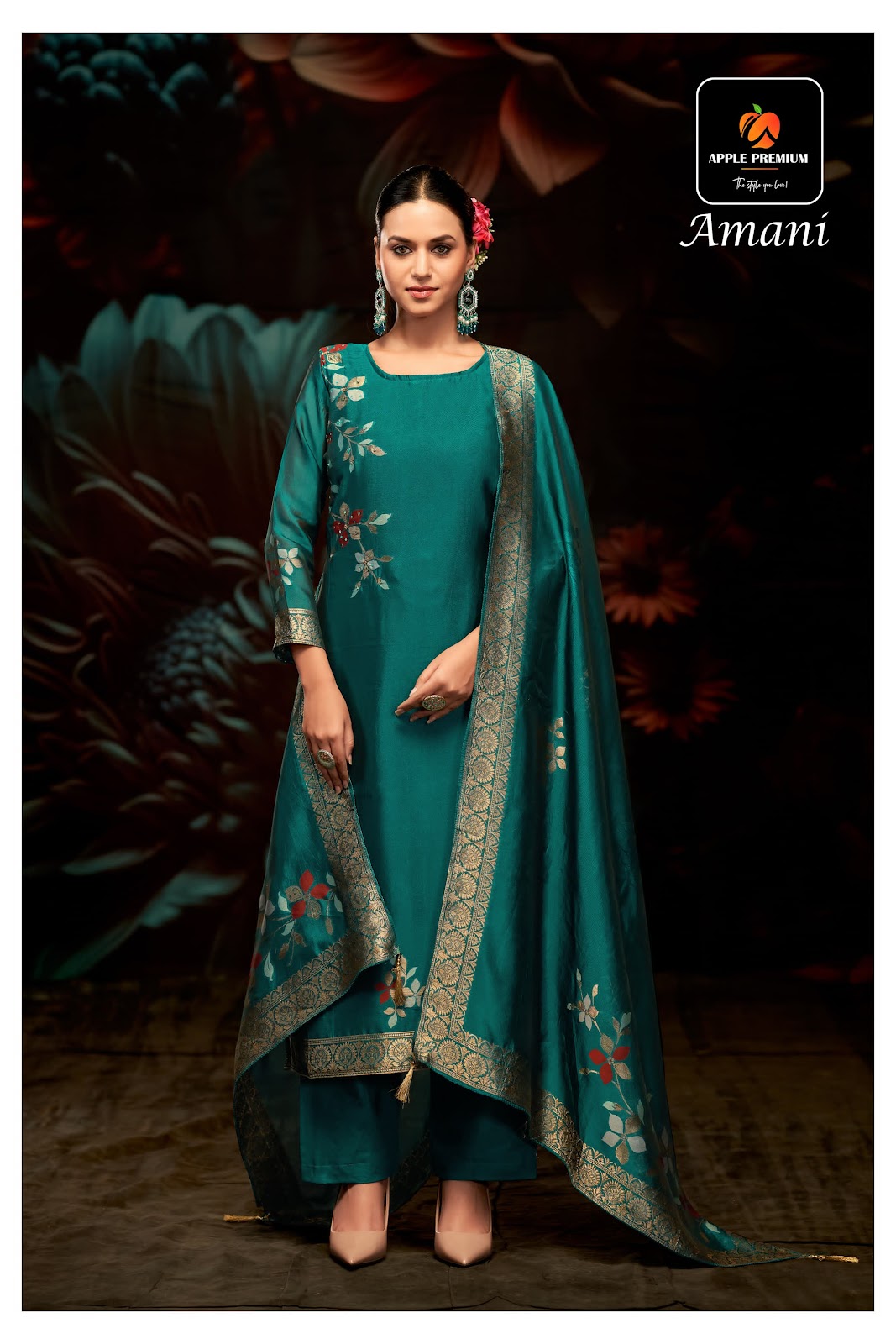 Amani Apple Premium Viscose Pant Style Suits Wholesale