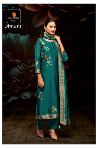 Amani Apple Premium Viscose Pant Style Suits Wholesale