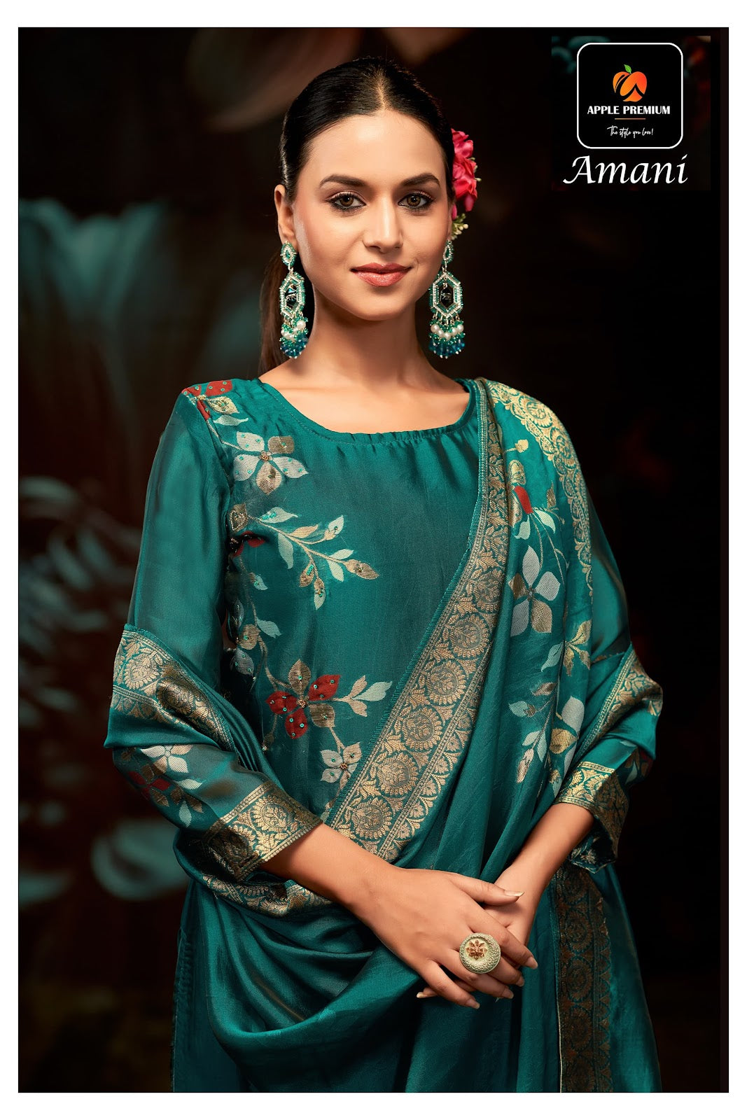 Amani Apple Premium Viscose Pant Style Suits Wholesale