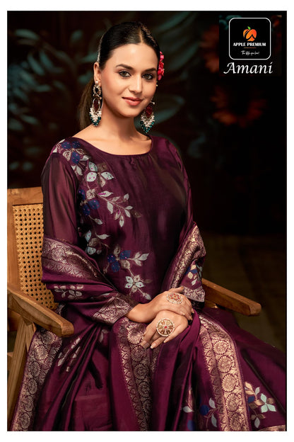 Amani Apple Premium Viscose Pant Style Suits Wholesale