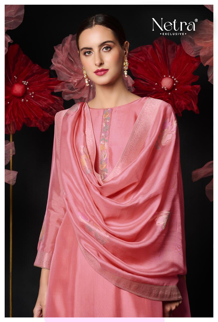 Amani Netra Silk Jacquard Pant Style Suits Wholesale Price