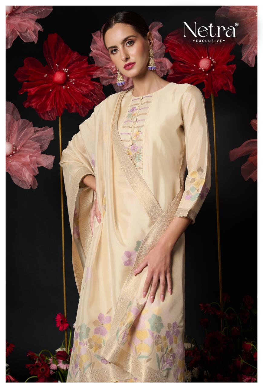 Amani Netra Silk Jacquard Pant Style Suits Wholesale Price