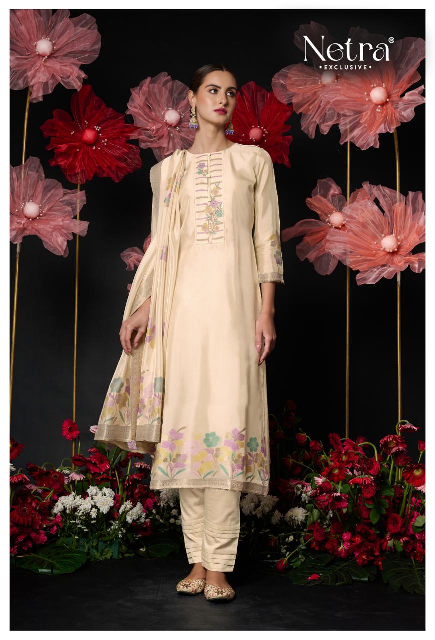 Amani Netra Silk Jacquard Pant Style Suits Wholesale Price