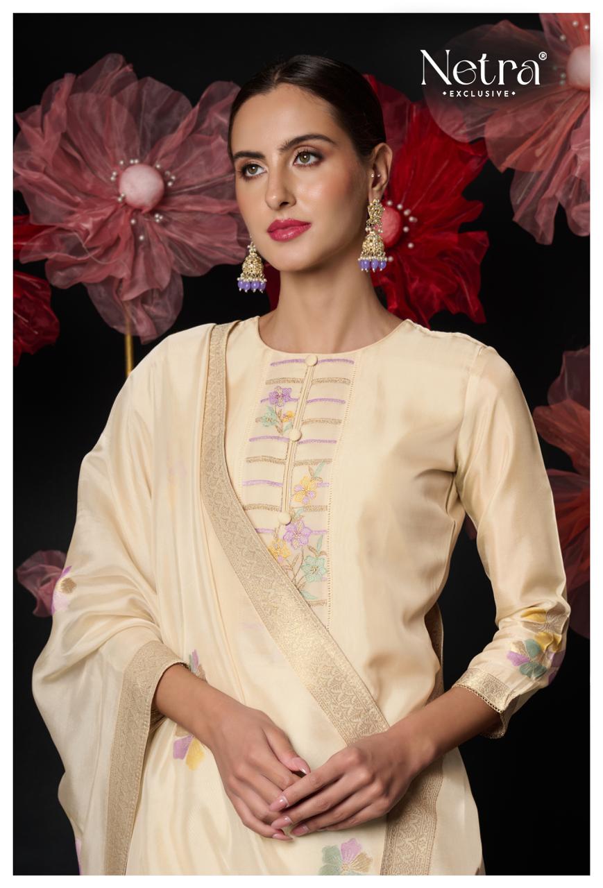 Amani Netra Silk Jacquard Pant Style Suits Wholesale Price