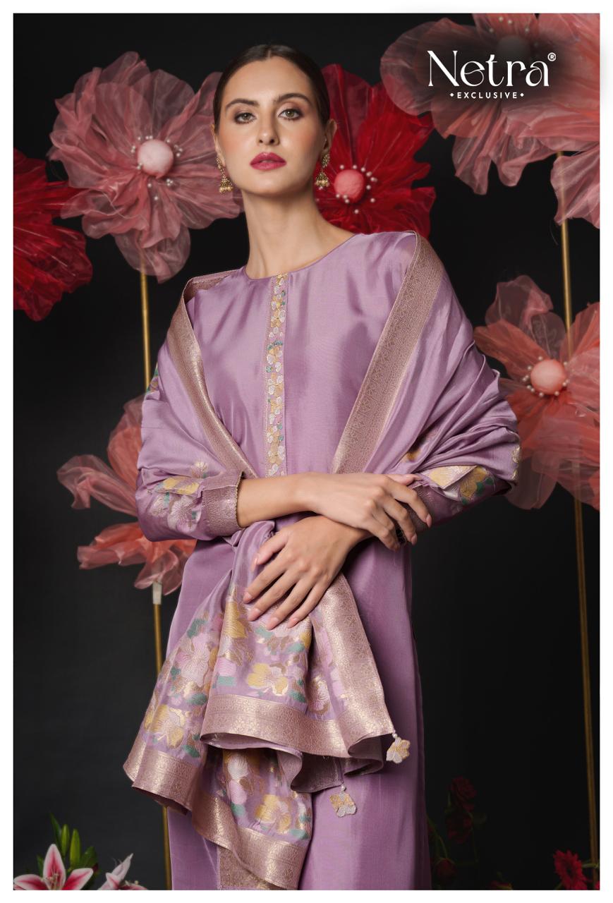 Amani Netra Silk Jacquard Pant Style Suits Wholesale Price