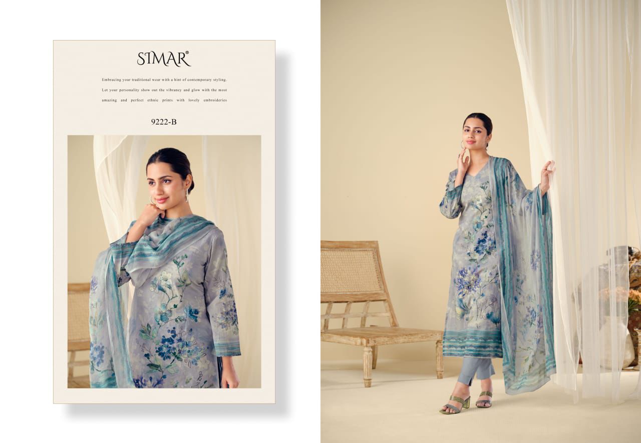 Amani Simar Lawn Cotton Pant Style Suits Wholesale Price